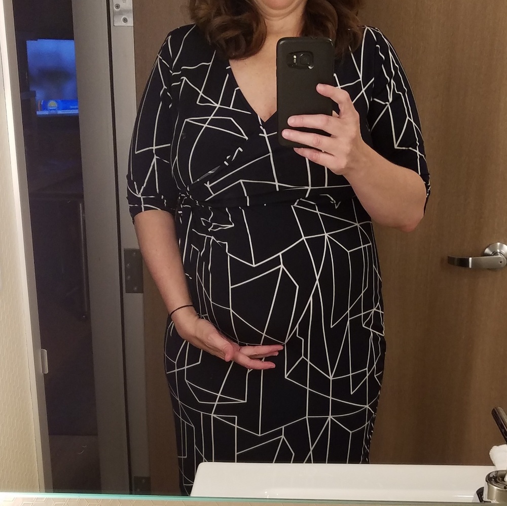 My Favorite Maternity Work Dress